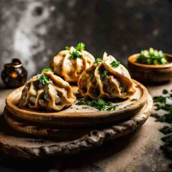 Вареники с капустой и салом Сочные
